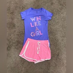 Girls Champion/Justice Win Like A Girl Outfit size 14/16